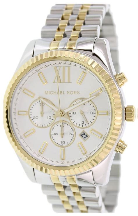 michael kors weiße uhr|michael kors mini wrist watch.